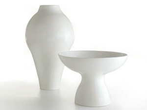 WHITE COLLECTION - Ceramic garden vase _ B&B Italia Outdoor